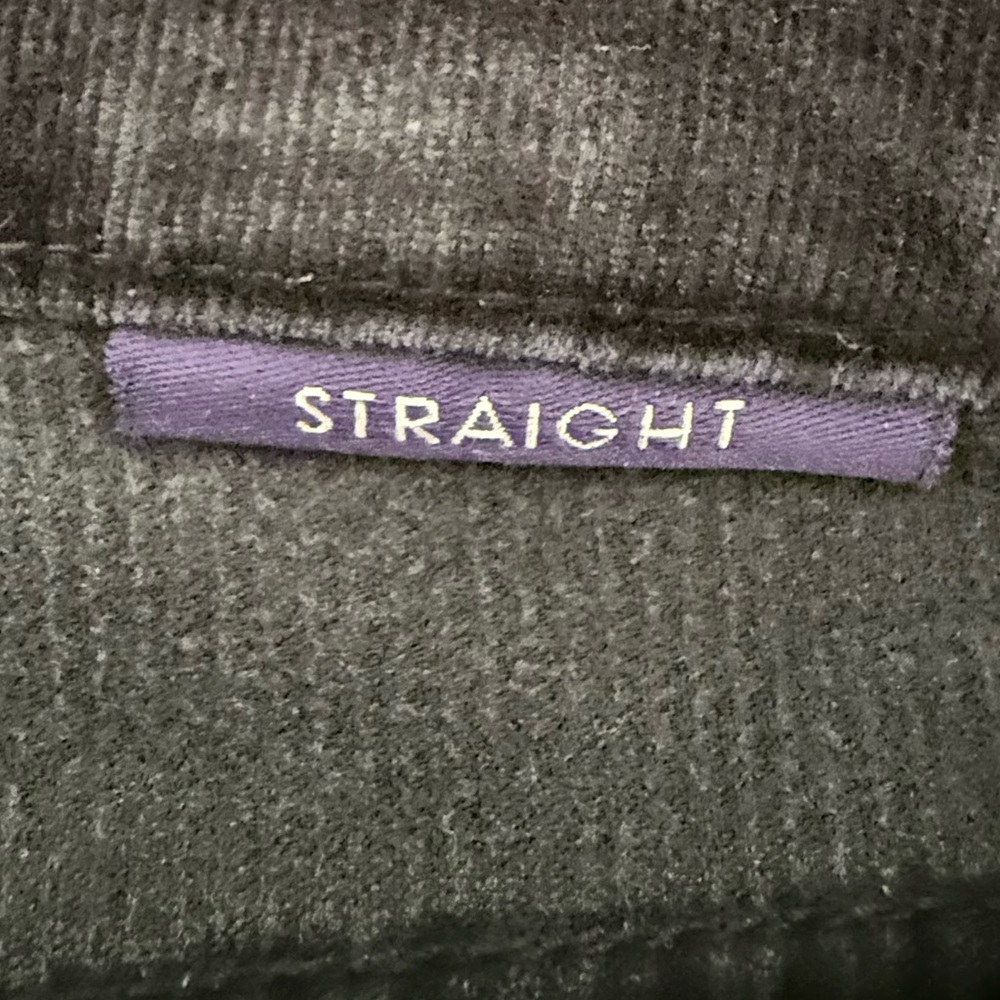 NYDJ Dark Straight Leg Corduroy Jeans - Picture 10 of 11